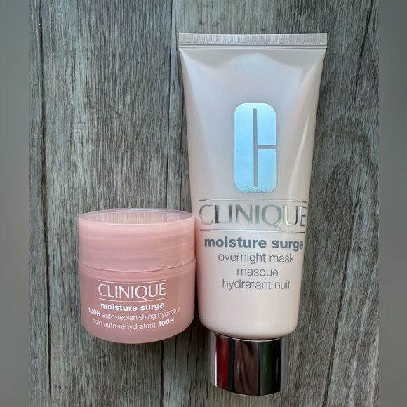 Clinique Moisture Surge 100H & Clinique Moisture Surge Overnight Mask - Picture 2 of 5